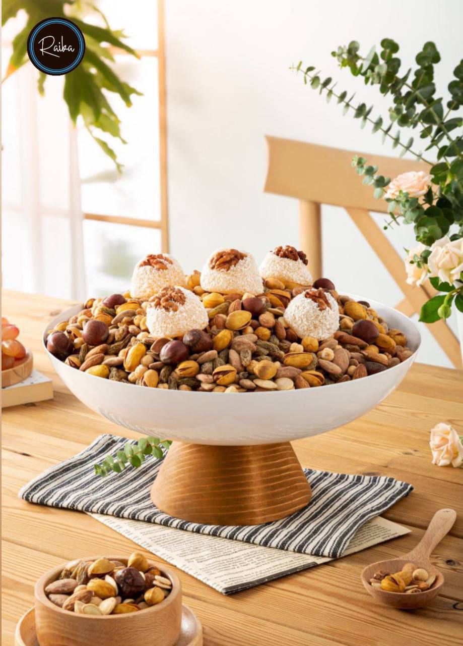 میوه خوری پایه چوبی رایکا