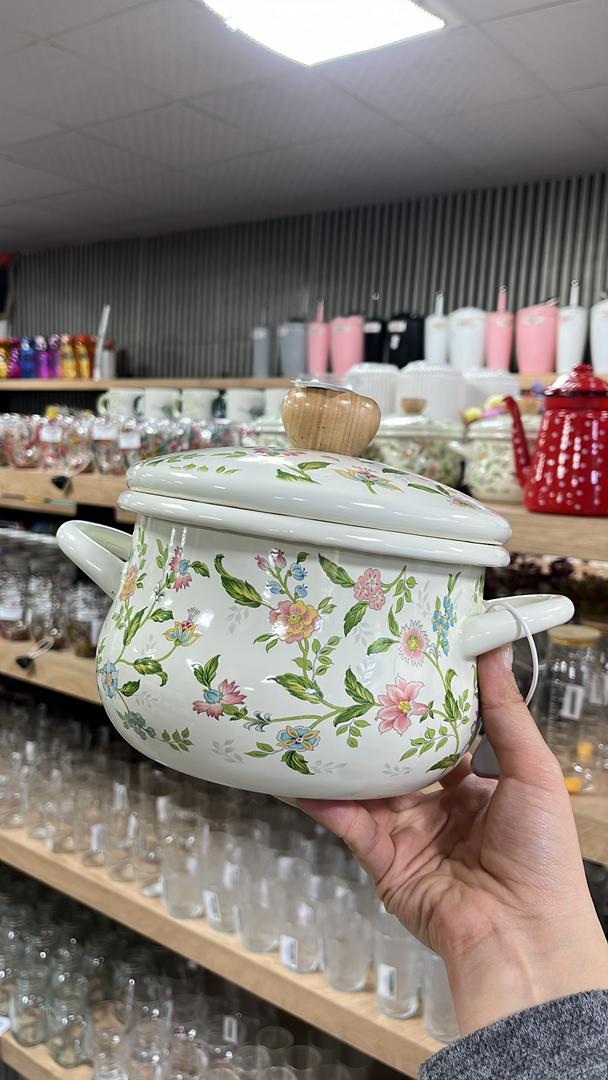 قابلمه لعابی گلدار کد L45