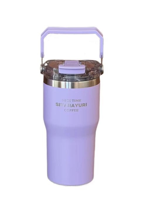 تراول ماگ SITARAYURI آسان نوش دارای نی بدون نشتی دوجداره 600ml