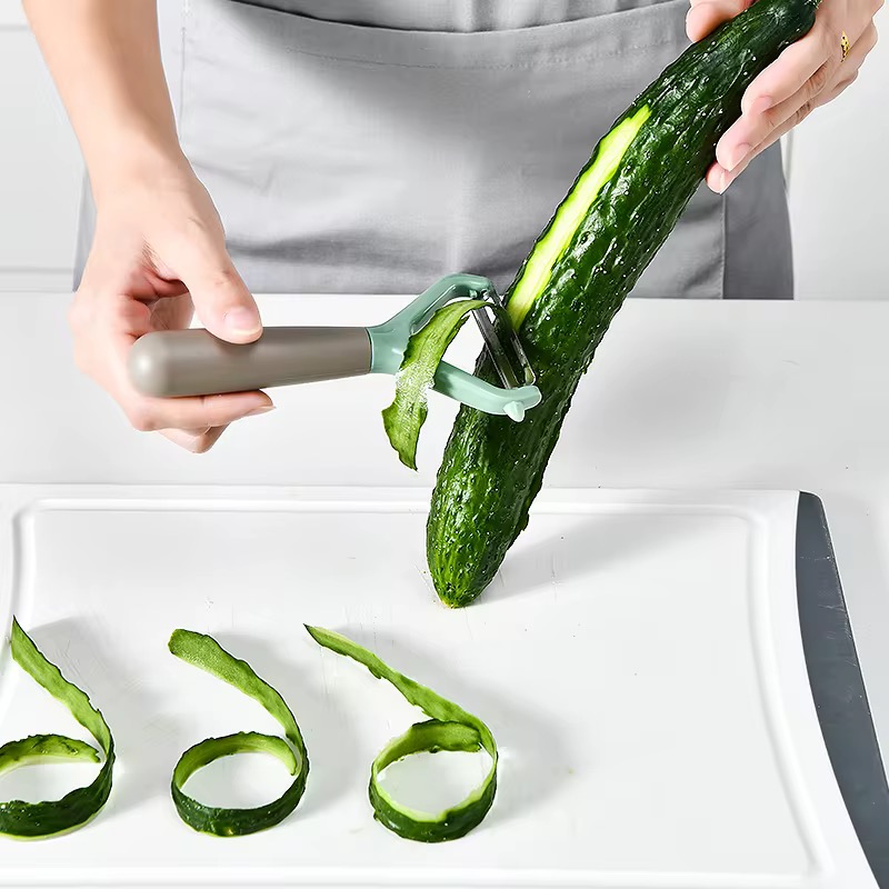 پوست کن دسته قهوه‌ای