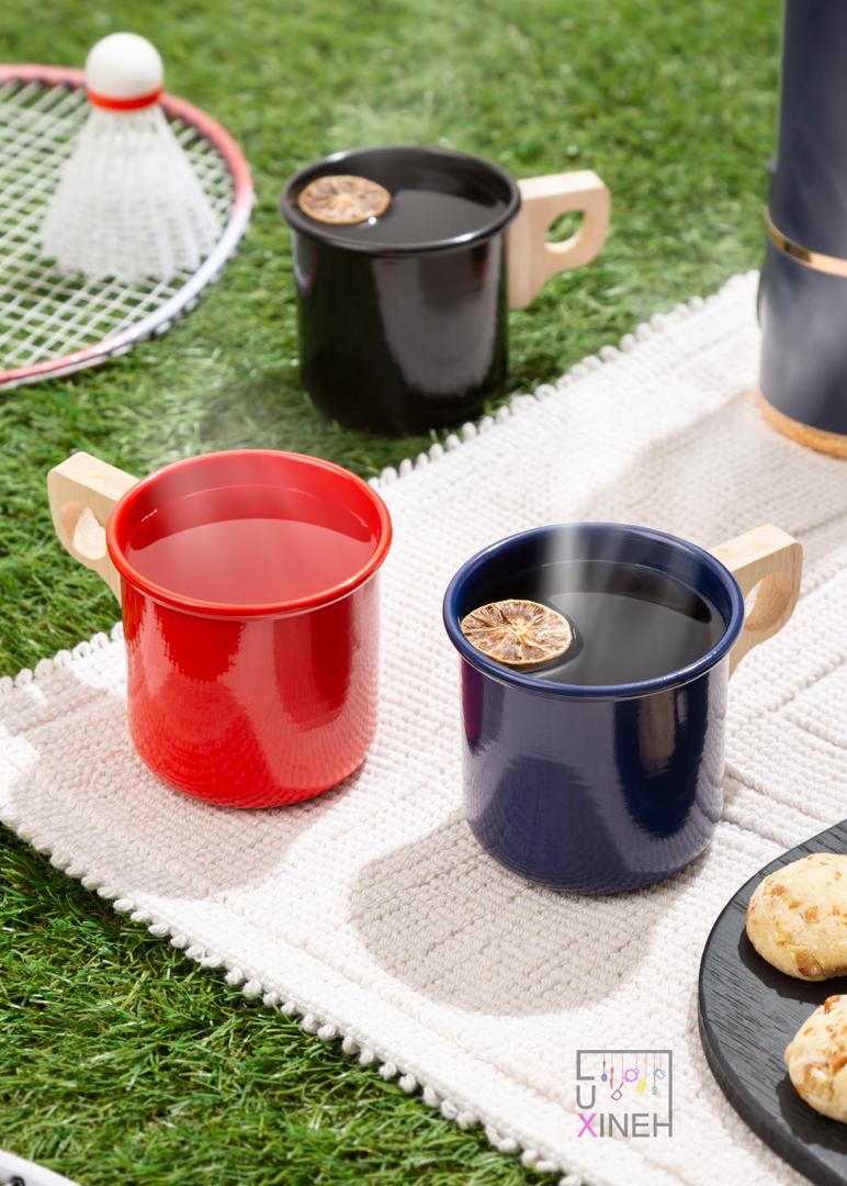 لیوان فلزی رنگی لوکسینه 