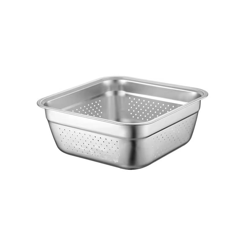 آبکش استیل مربع 26 سانت 