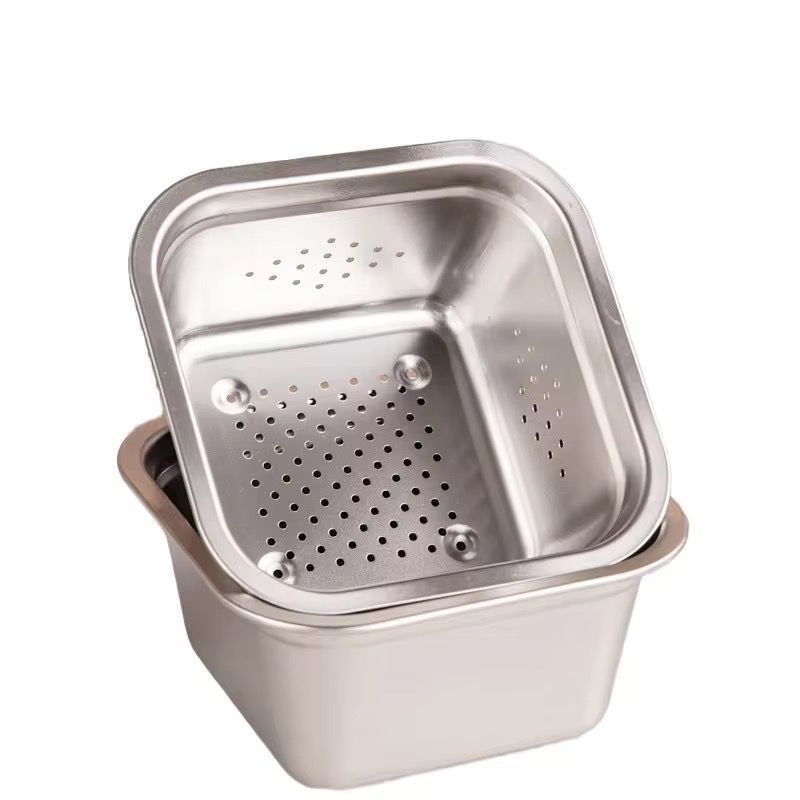 سبد سینک نقره‌ای