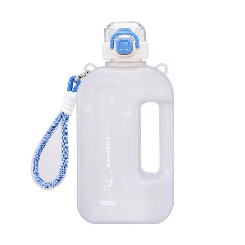قمقمه کتابی مات دارای دستگیره، تک بند و بند بلند آسان نوش 750ml