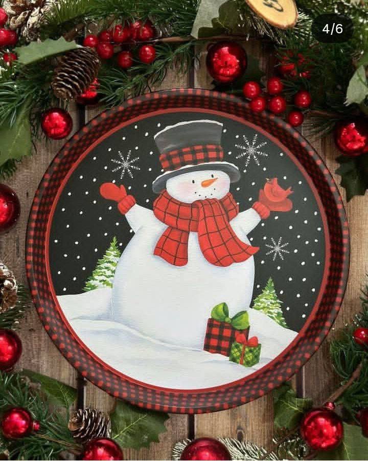 سینی فلزی گرد گود L127