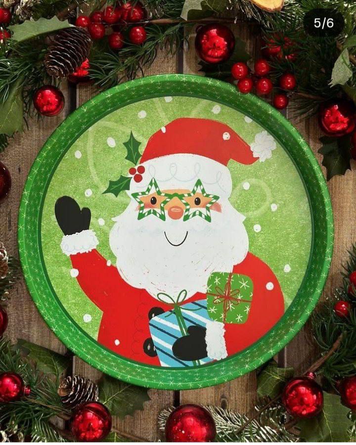 سینی فلزی گرد گود L127