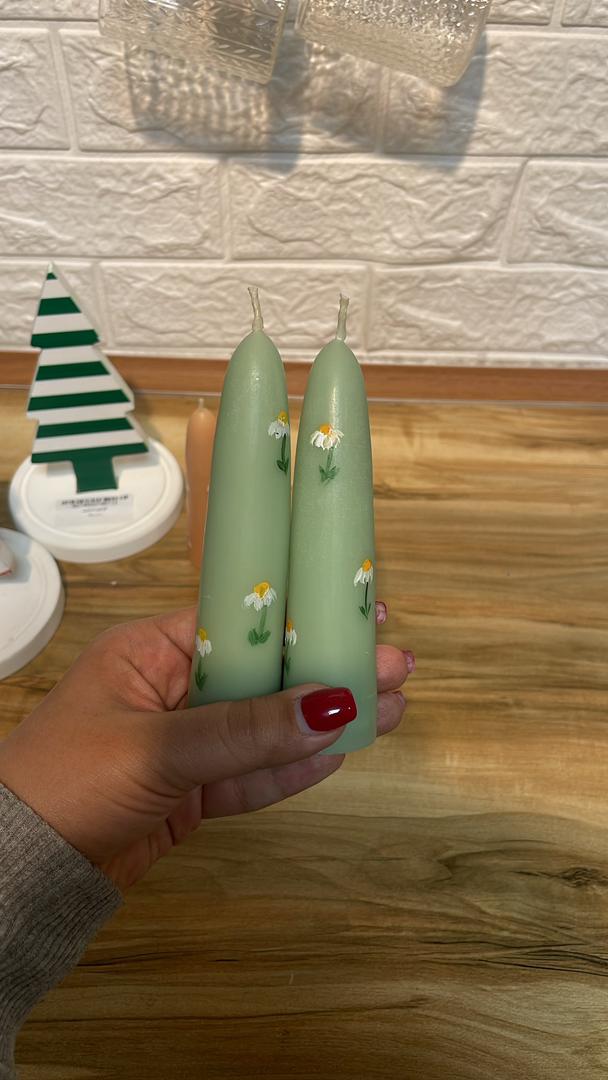 شمع کله قندی جفتی فانتزی